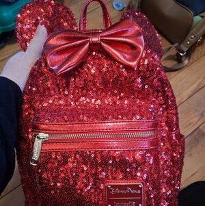 Ruby Sequin Loungefly Mini Backpack